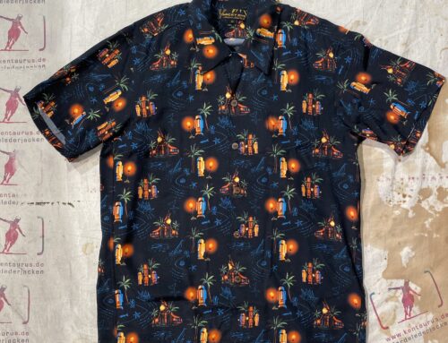 Micky Oye hawaii shirt tiki torch night