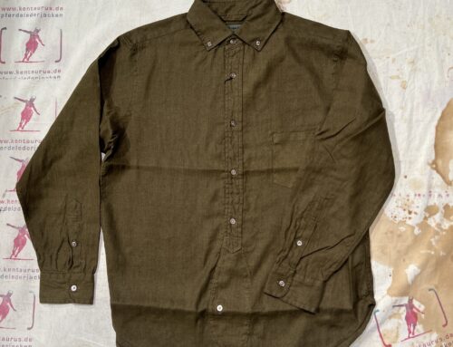 Nigel Cabourn british officer shirt hemphorse cloth khaki
