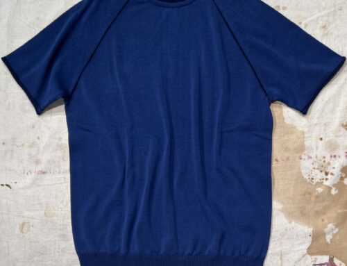 Seldom: 1855/994 Raglan shirt indigo 100% cotton