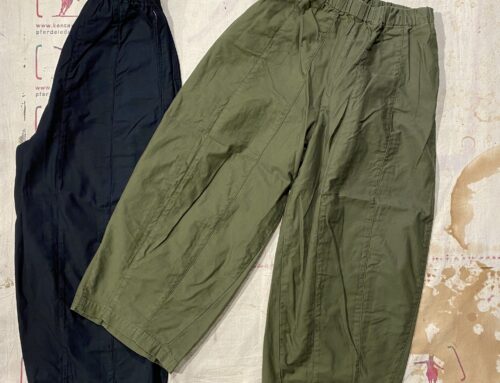 Setto parachute pants black and olive