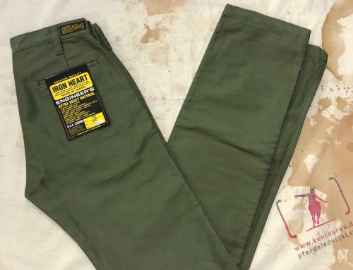 Iron Heart 720 olive whipcord  pant