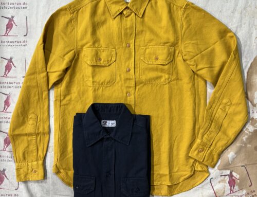 Tellason clampdown shirt sunflower yellow and navy