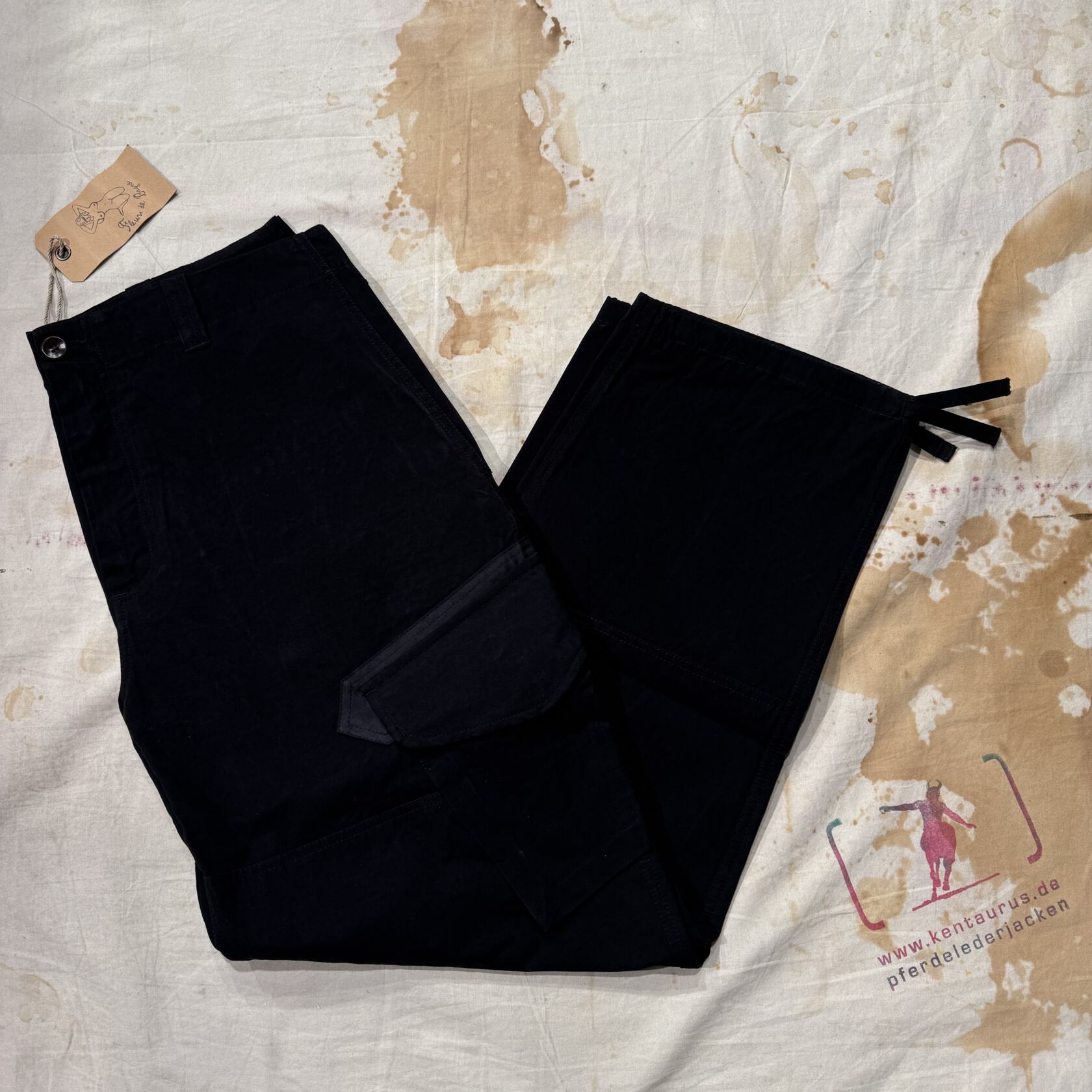 Fleurs de Bagne le pantalon de combat black Fleurs de Bagne