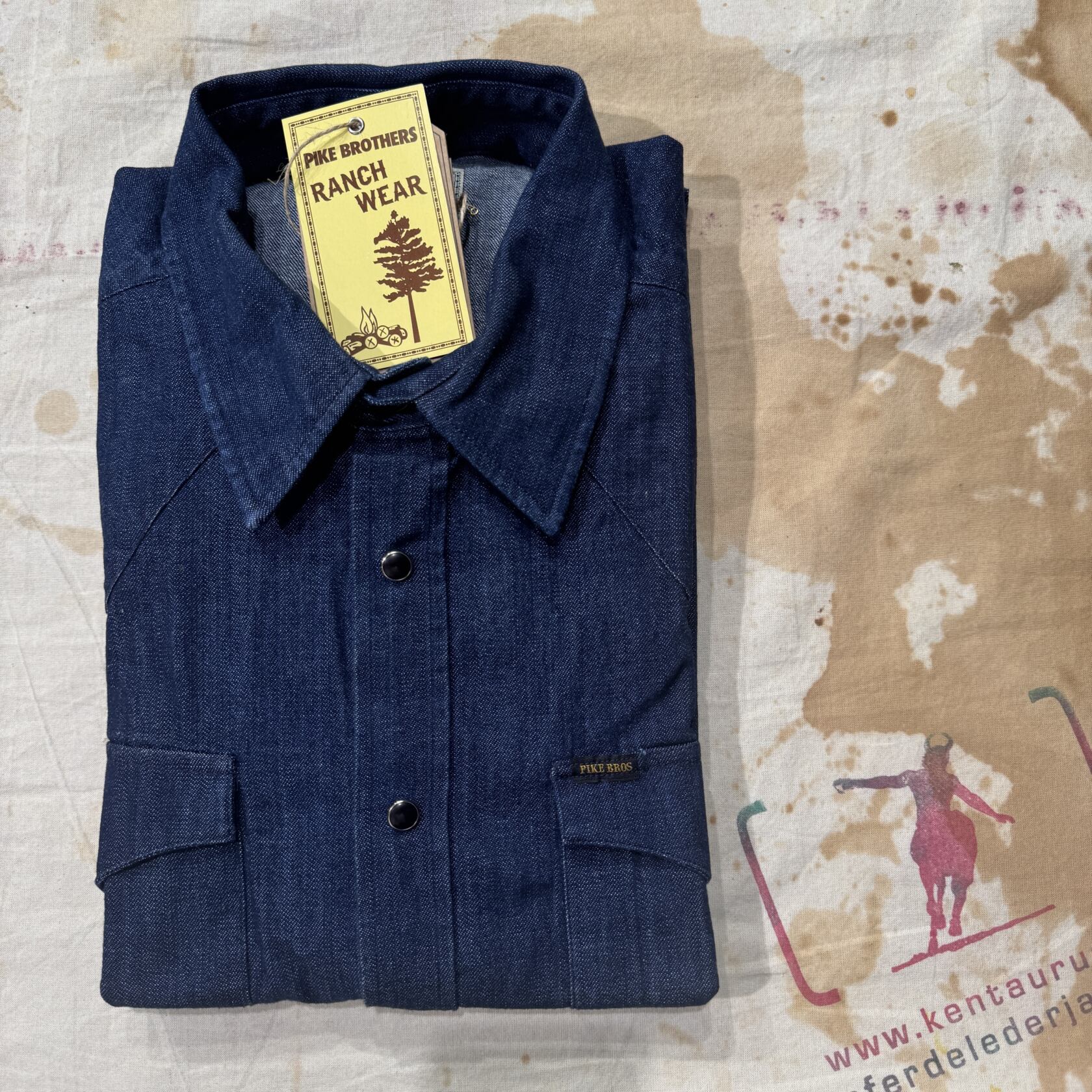 Pike Brothers 1952 riders shirt 8oz indigo cotton Pike Brothers