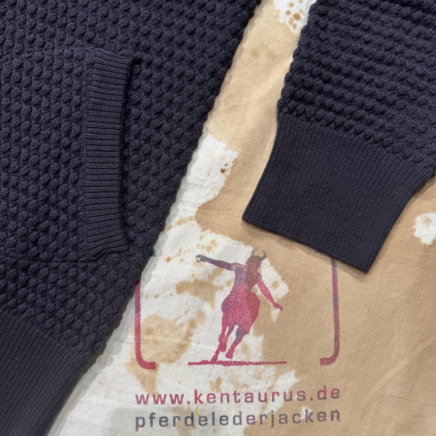 G.R.P. shawl collar cardigan merino wool eggplant G.R.P.