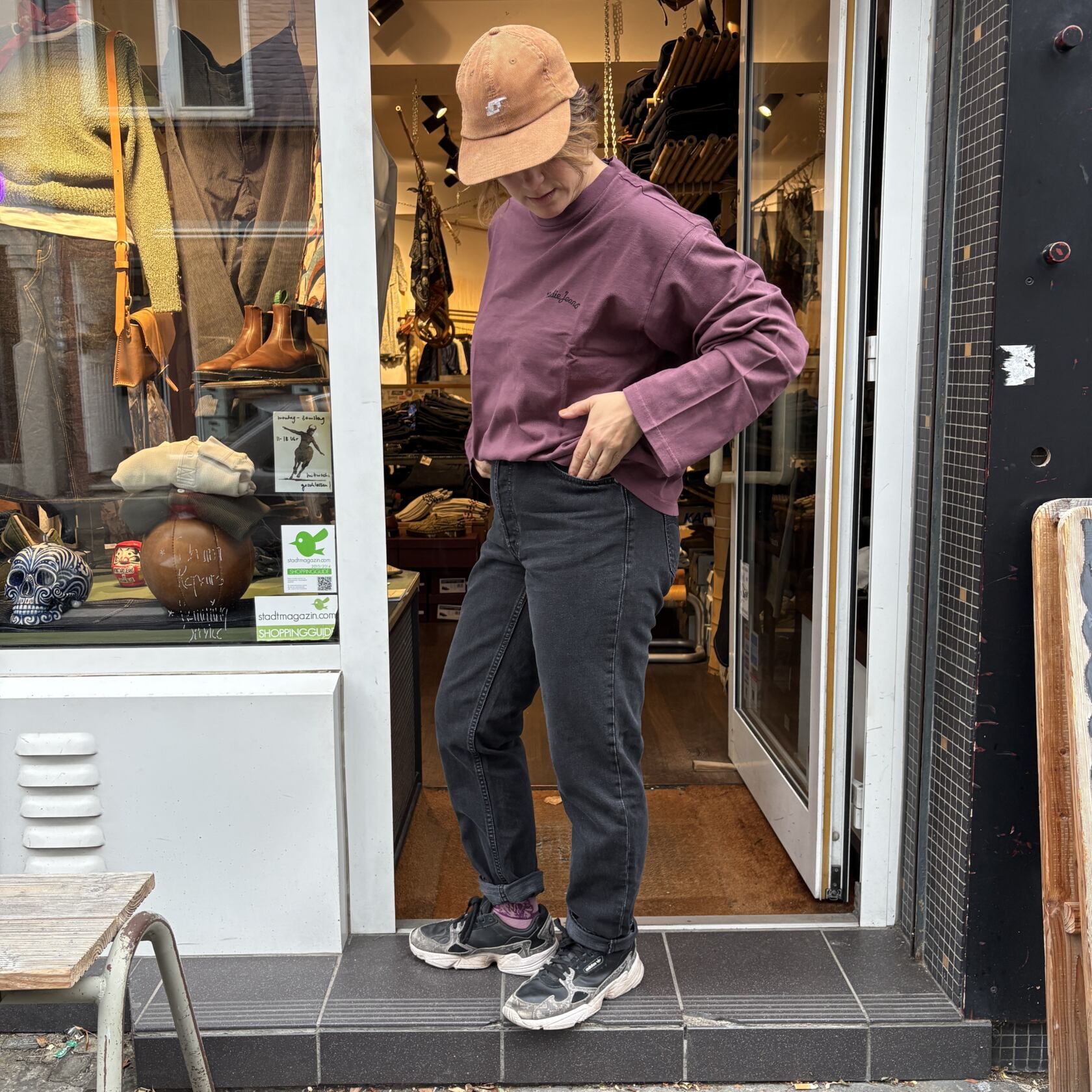 Nudie Jeans Nudie Jeans Mod. Karita shirt Burgundy woman