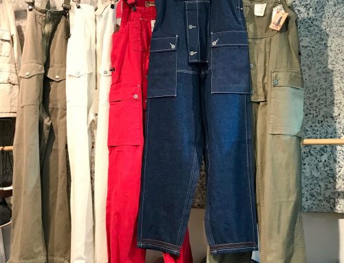Nigel Cabourn dungarees and deck waders