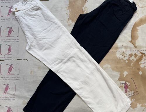 Prequel officer summer pants white and black cotton