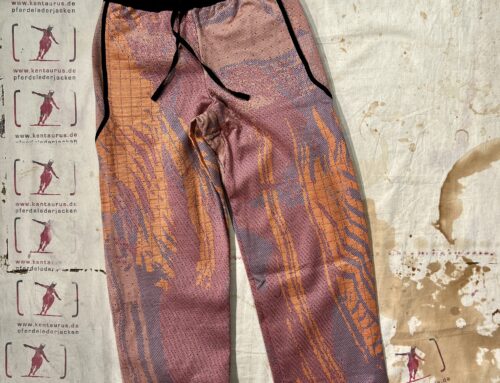 Byborre artist multi-colour bulky pants