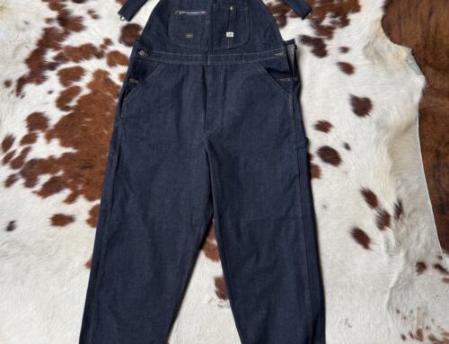 Nigel Cabourn Oxxlee railway man overall selvedge denim
