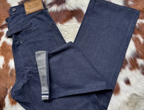 Nigel Cabourn Oxxlee railway man pant indigo selvedge denim