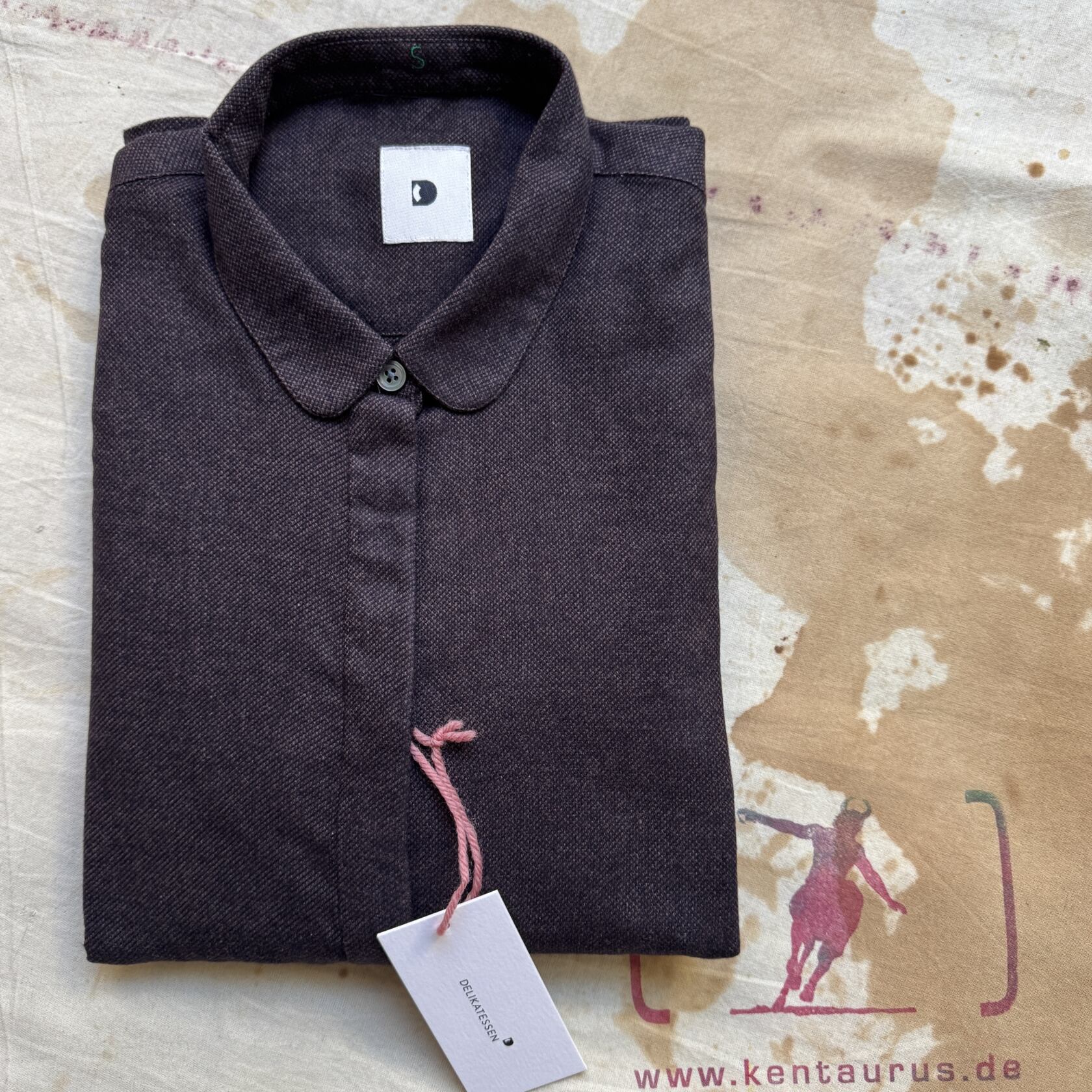 IDelikatessen D1102/IT260 blouse tencel brown Delikatessen