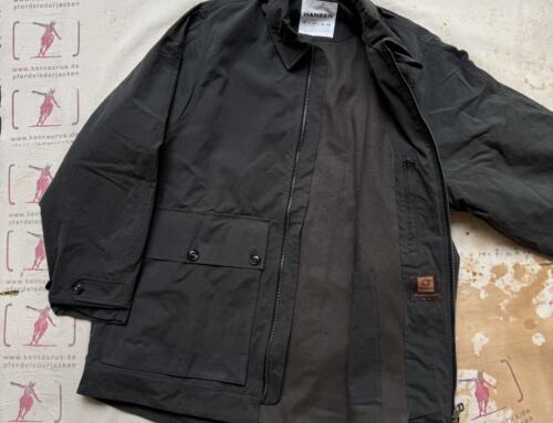 Hansen oversized field jacket dark grey model derek