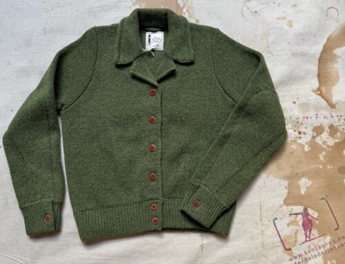 Max Rohr/ made by G.R.P. women short jacket B virgin wool grass green