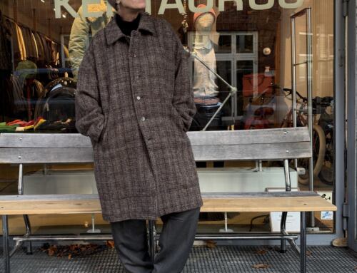 Cottle earth wall sashiro coat  wool tree bark