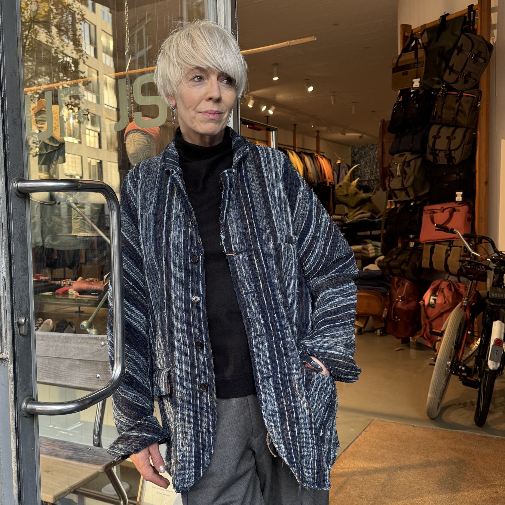 Cottle sakiori zen jacket tsuzure indigo Cottle