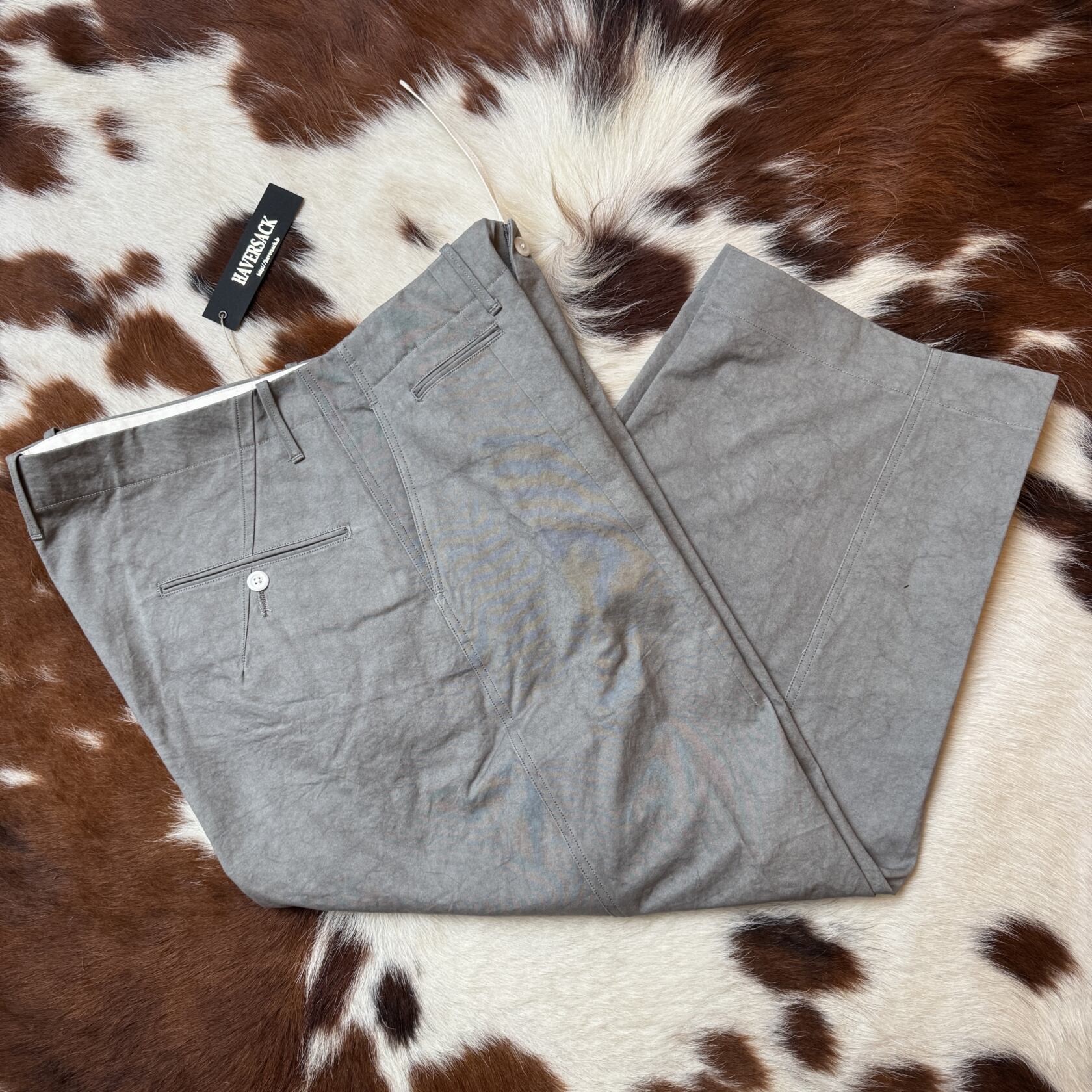 Haversack pant 462624 light grey cotton Haversack