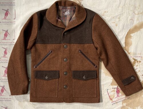 A Piece of Chic hunter jacket brown rust wool