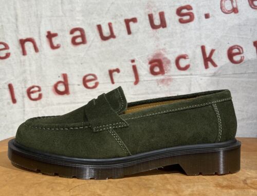 Dr. Martens Delapre Penny Loafer Field Green