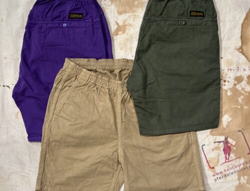 Iron Heart IH-729 easy shorts olive- khaki – purple