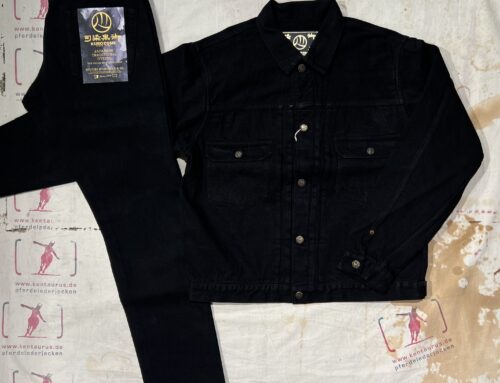 Studio D`Artisan kurozome black dyed D4561 denim jacket and D 1864 jeans