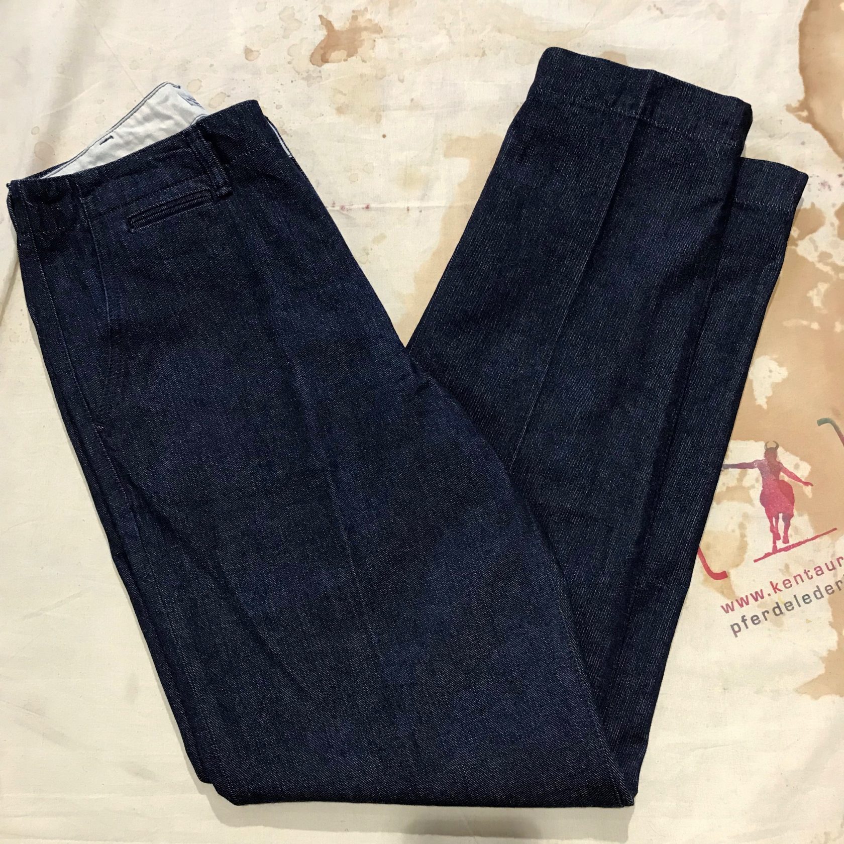 Momotaro modern military denim jeans