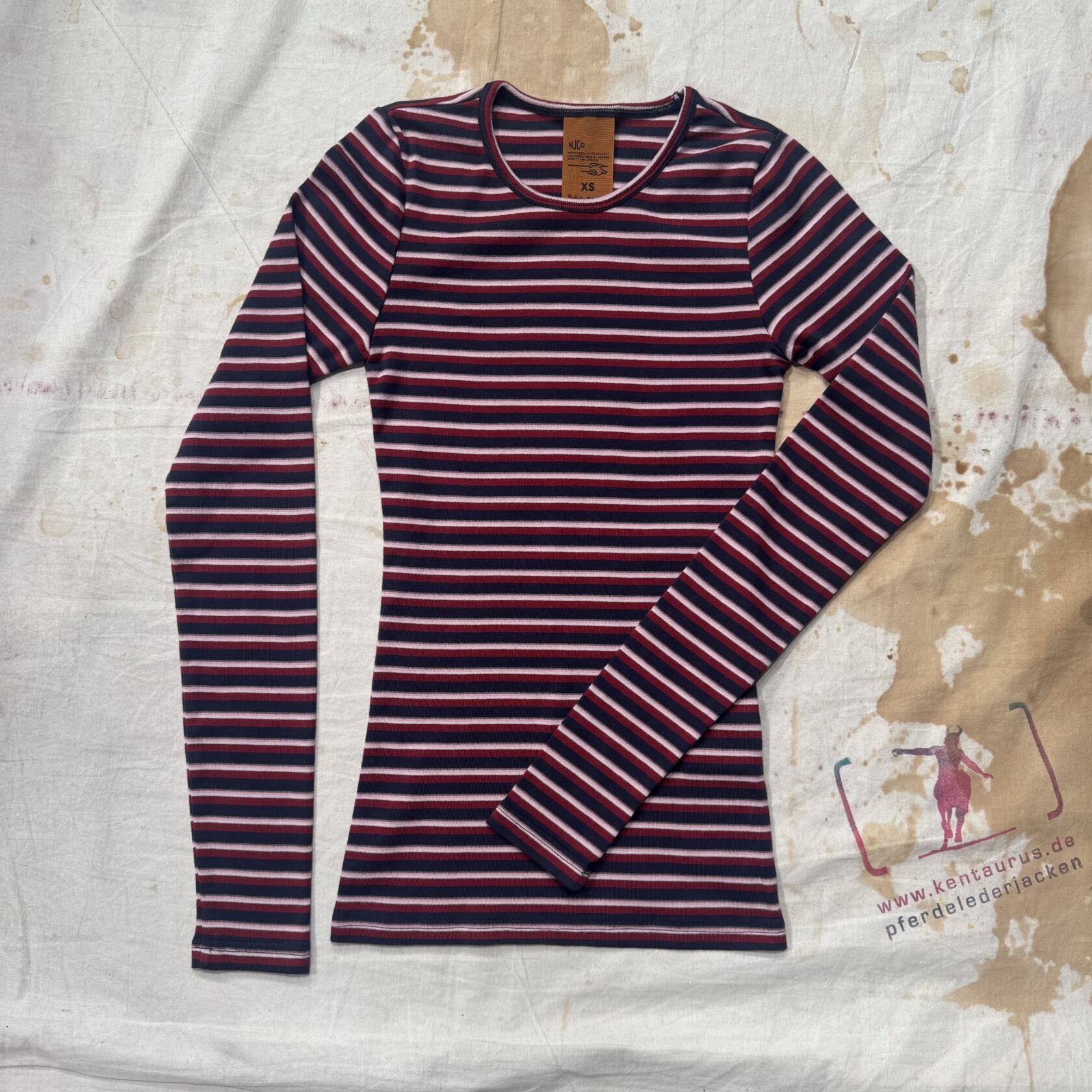 Nudie Jeans Mod. Jessy LS Shirt striped Rib Multi