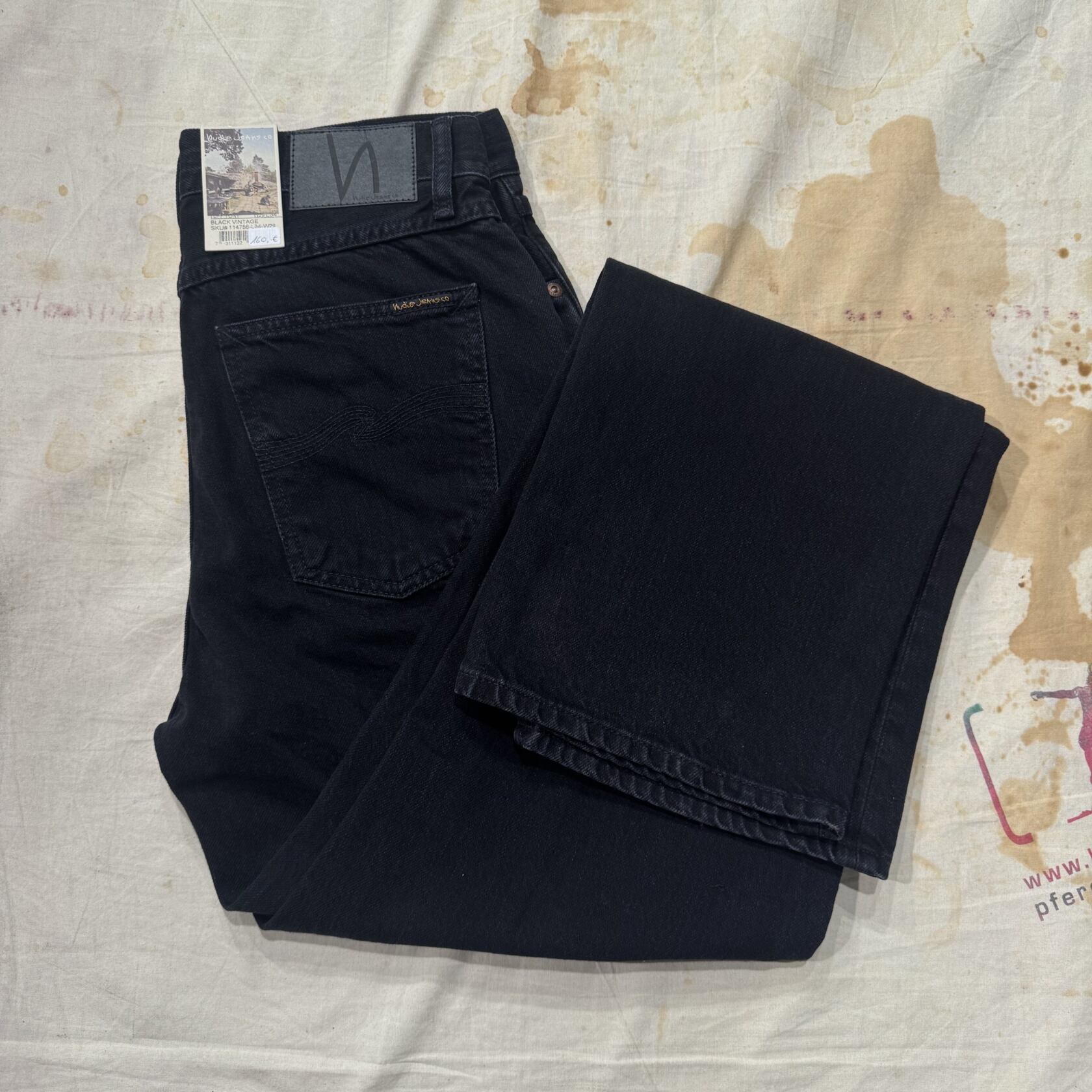 Nudie Jeans Mod. Tuff Tony Black Vintage