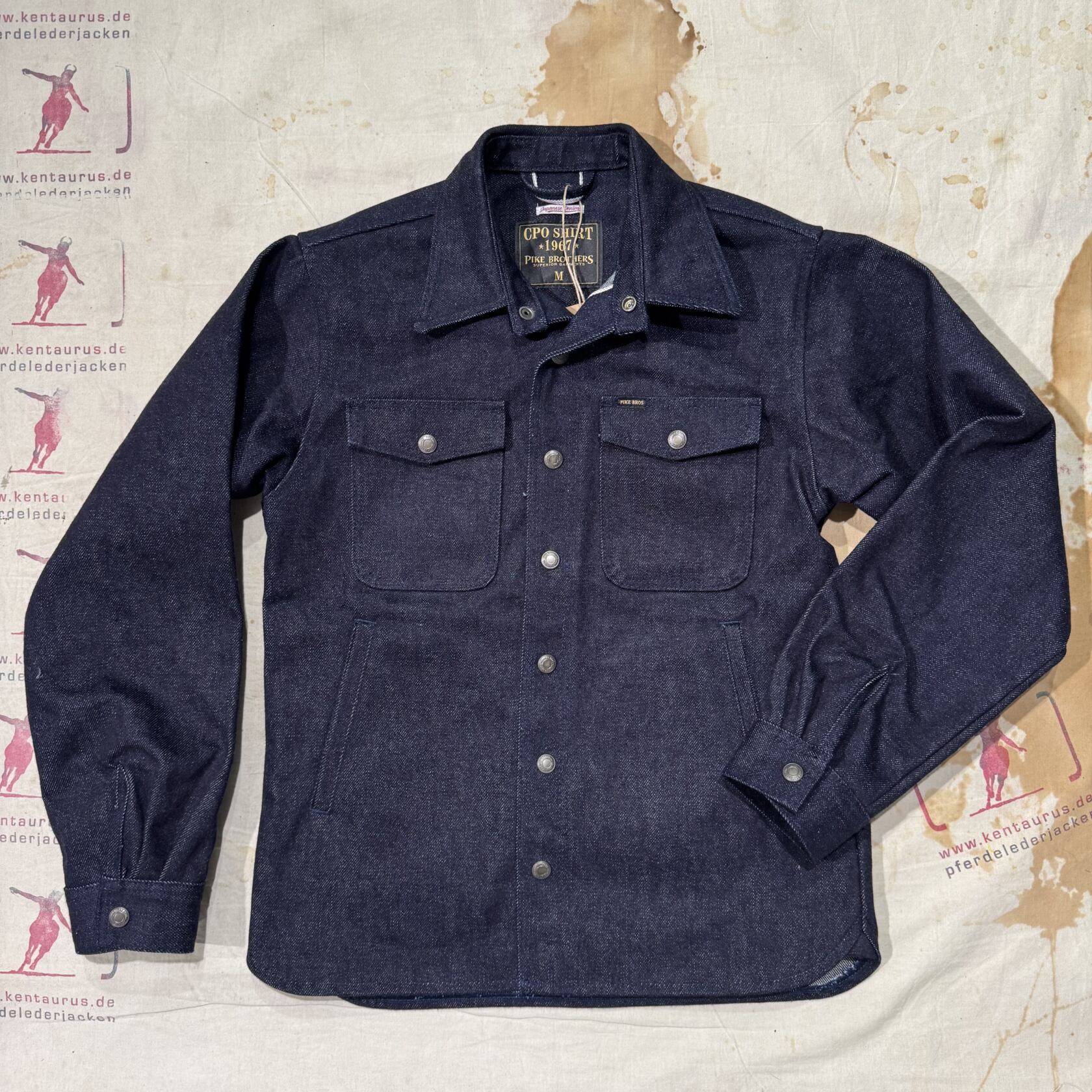 Pike Brothers 1967 CPO Shirt 21 oz Denim