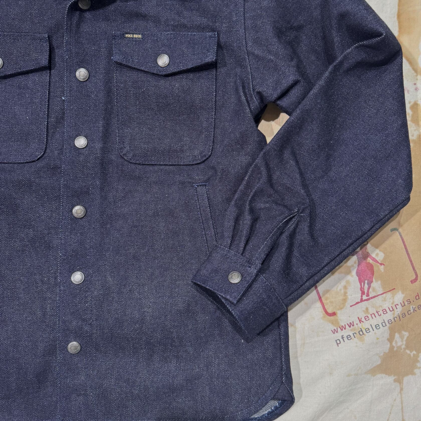 Pike Brothers Pike Brothers 1967 CPO Shirt 21 oz Denim